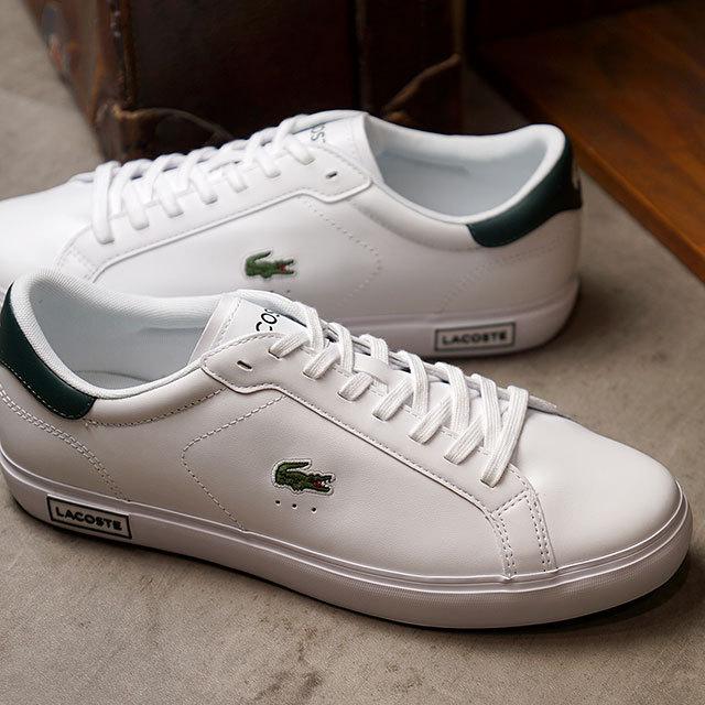ラコステ Lacoste スニーカー パワーコート M Power Court 05 1 Sm 1r5 Fw メンズ ローカットシューズ 靴 Wht Dk Grn ホワイト系 ミスチーフ Paypayモール店 通販 Paypayモール