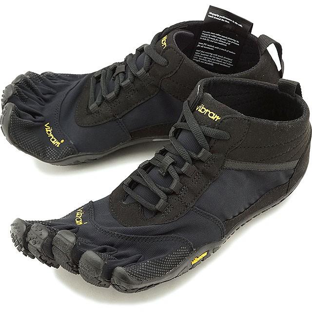 ビブラムファイブフィンガーズ Vibram FiveFingers 5本指シューズ ハイキング トレッキング用 V-TREK 19M7401 SS20 ベアフットスニーカー 靴  Black ブラック系｜mischief