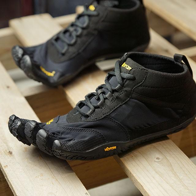 ビブラムファイブフィンガーズ Vibram FiveFingers 5本指シューズ ハイキング トレッキング用 V-TREK 19M7401 SS20 ベアフットスニーカー 靴  Black ブラック系｜mischief｜02