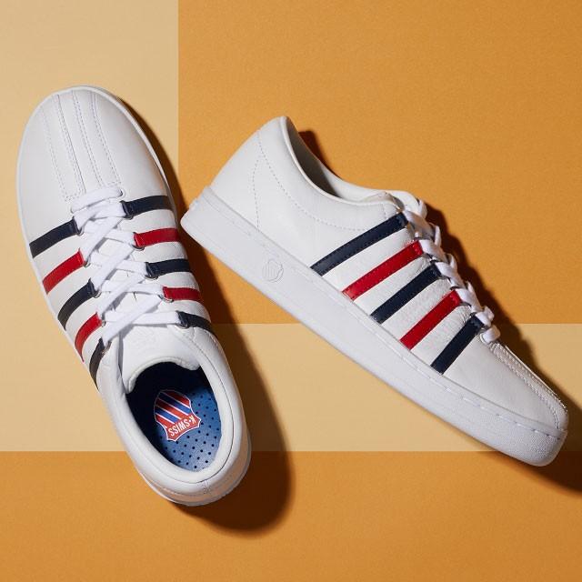 ケースイス K-SWISS スニーカー クラシック88 CLASSIC 88 36022482:06322-154 メンズ・レディース 定番 レザー ローカットシューズWBR ホワイト系 正規取扱店 | K-SWISS | 04