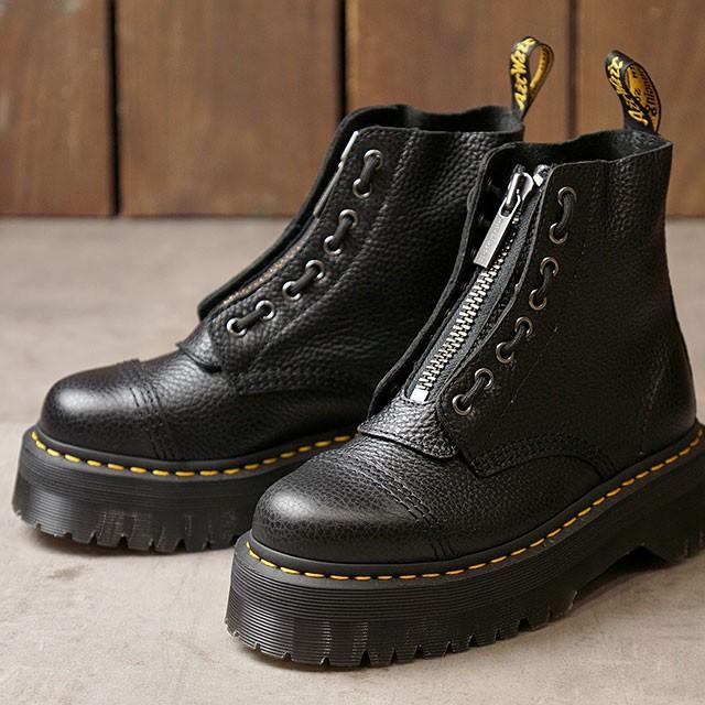 ドクターマーチン Dr.Martens シンクレア 8ホール ジャングルブーツ SINCLAIR JUNGLE BOOT 22564001 SS20 厚底 センタージップ BLACK ブラック系｜mischief｜02