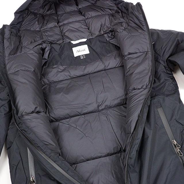 ナンガ NANGA メンズ オーロラダウンジャケット AURORA DOWN JACKET  FW20 アウトドア アウター フーデッド BLACK ブラック系｜mischief｜04