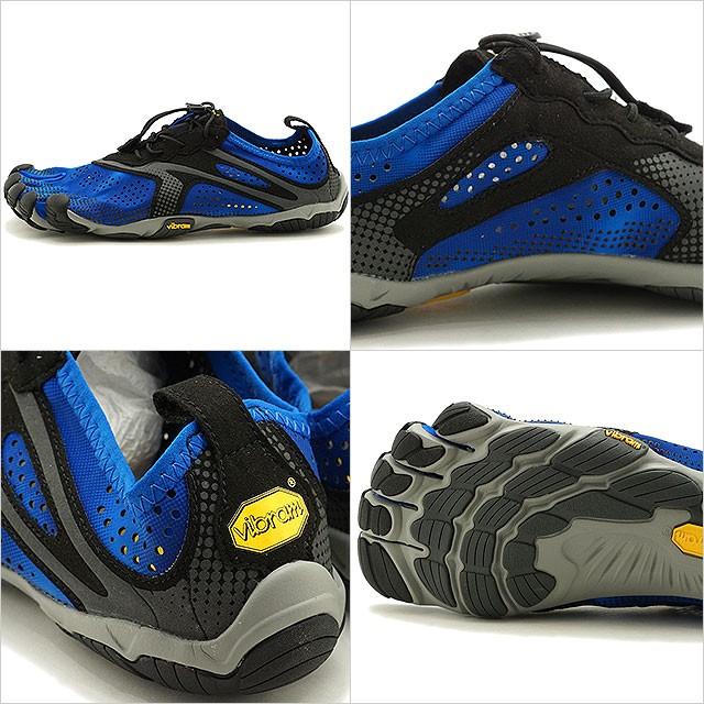 ビブラムファイブフィンガーズ Vibram FiveFingers 5本指シューズ ランニング ウォーキング用 V-RUN M 20M7002 メンズ スニーカー BLUE BLACK 正規取扱店の画像