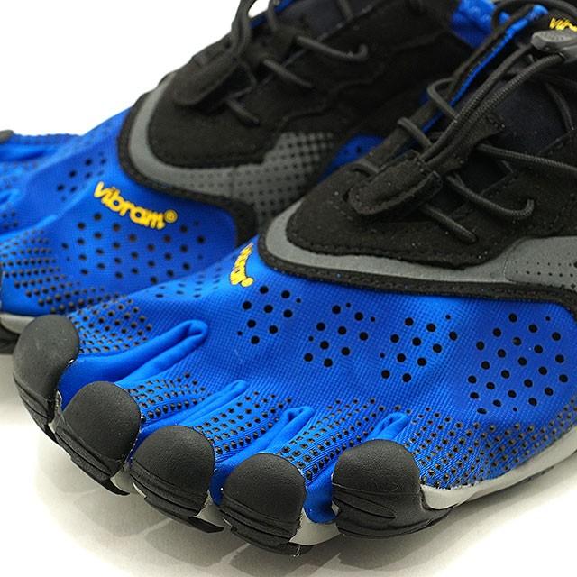 ビブラムファイブフィンガーズ Vibram FiveFingers 5本指シューズ ランニング ウォーキング用 V-RUN M 20M7002 メンズ スニーカー BLUE BLACK 正規取扱店の画像