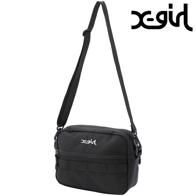 X-girl（エックスガール） ロゴ ショルダーバッグ MILLS LOGO SHOULDER