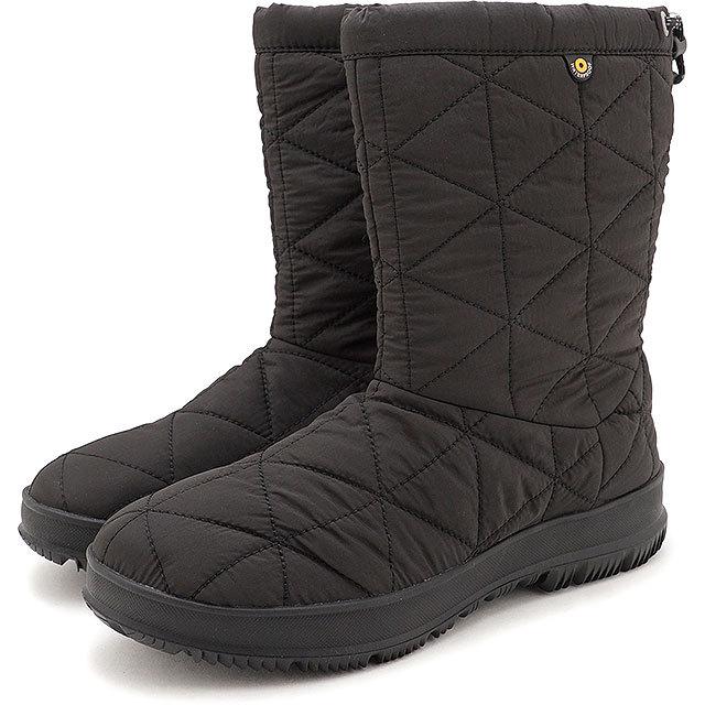 ボグス BOGS スノーブーツ スノーデイ ミッド W SNOWDAY MID 72238-010 FW20 レディース 防水 キルティング ウィンターブーツ BLK BLK ブラック系｜mischief