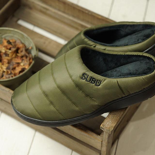 スブ Subu 冬サンダル Subu Fw21 メンズ レディース 外履き 室内履き ルームシューズ 中綿スリッパ Mountain Khaki カーキ系 ミスチーフ Paypayモール店 通販 Paypayモール
