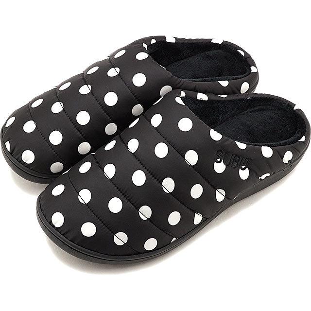 スブ Subu 冬サンダル Subu Fw21 メンズ レディース 外履き 室内履き ルームシューズ 中綿スリッパ Dots ブラック系 ミスチーフ Paypayモール店 通販 Paypayモール
