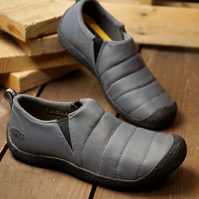 キーン KEEN スニーカー ハウザー ツー M HOWSER II 1023998 FW20 メンズ モック スリッポン PEWTER Black グレー系 | KEEN | 01