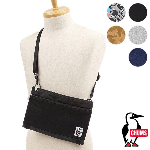 チャムス CHUMS ツーネックドショルダースウェットナイロン Two Necked Shoulder Sweat Nylon CH60-2682 FW20 メンズ・レディース サコッシュバッグ | CHUMS