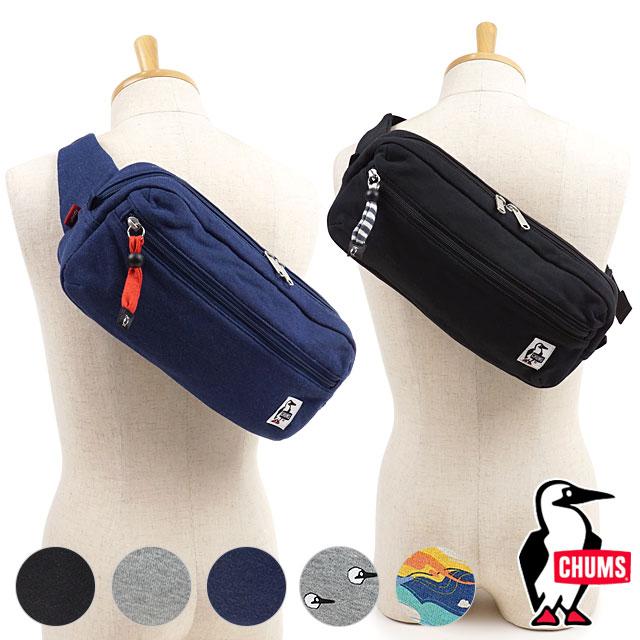 chums スクエアウェストバッグ　スウェット CHUMS（チャムス） スクエアウェストバッグスウェット Square Waist