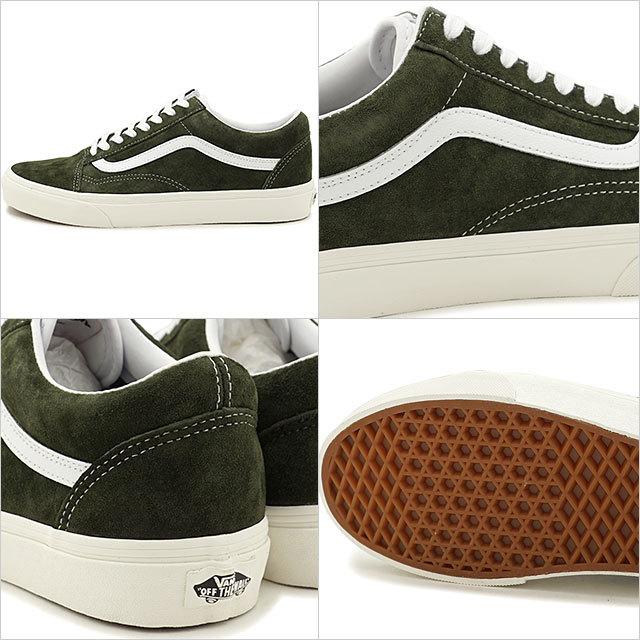 バンズ VANS スニーカー オールドスクール OLD SKOOL VN0A4U3B2T4 HO20 メンズ・レディース PIG SUEDE ピッグスエード GRAPE LEAF SNOW WHITE カーキ系｜mischief｜03