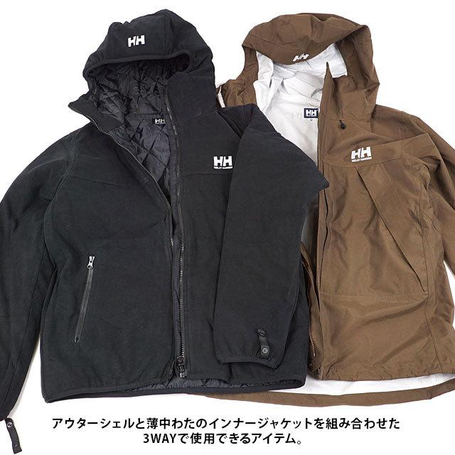 ヘリーハンセン HELLY HANSEN メンズ スカンザ 3ウェイ ジャケット Scandza 3WAY Jacket HOE11877 FW20  HH アウター マウンテンパーカー BL