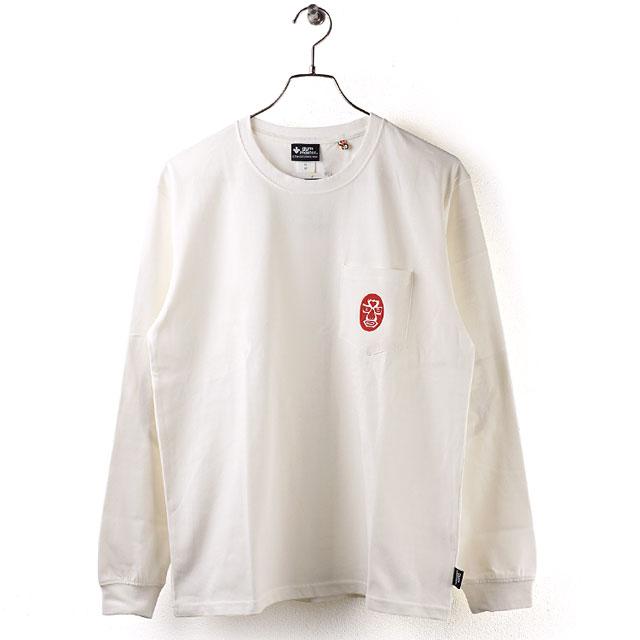 ジムマスター gym master メンズ ヒジレスラーロンTee G533625-01 FW20 トップス カットソー 長袖Tシャツ ホワイト ホワイト系 | gym master | 01
