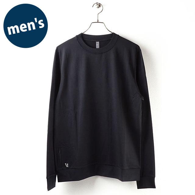ヴオリ Vuori ヴォーリ メンズ ポント パフォーマンスクルー PONTO PERFORMANCE CREW V224 FW20 ブオリ トップス ジム トレーニング BLK | ブランド登録なし | 01