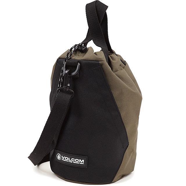 ボルコム VOLCOM 巾着バッグ ドローストリングバッグ JP DrawString Bag D65320JA FW20 メンズ・レディース ショルダーバッグ MIL カーキ系｜mischief｜02