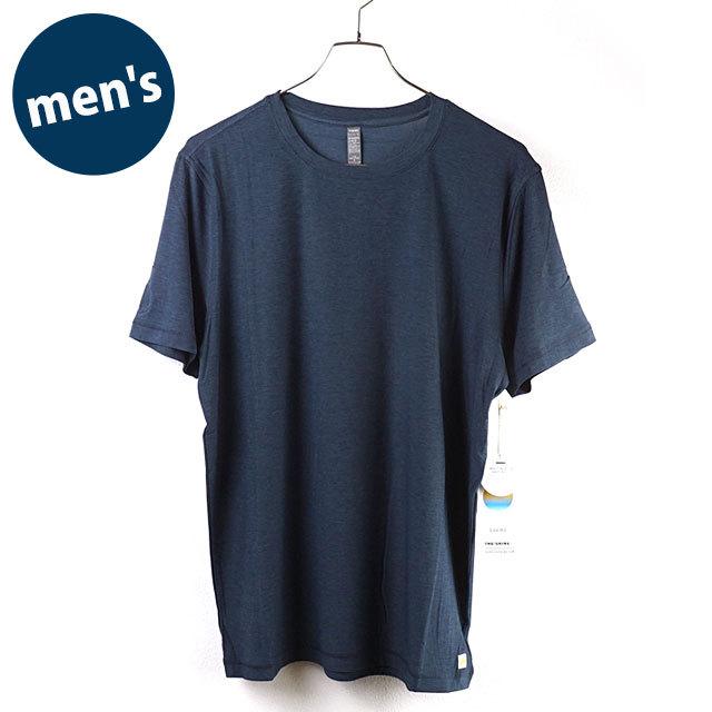 ヴオリ Vuori ヴォーリ メンズ ストラト テックTシャツ STRATO TECH TEE V126 5036006 SS21 トップス 半袖 速乾 防臭ワークアウト NAVY HEATHER ネイビー系 | ブランド登録なし | 01