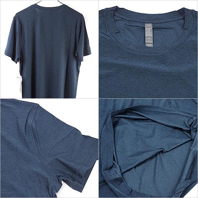 ヴオリ Vuori ヴォーリ メンズ ストラト テックTシャツ STRATO TECH TEE V126 5036006 SS21 トップス 半袖 速乾 防臭ワークアウト NAVY HEATHER ネイビー系 | ブランド登録なし | 02