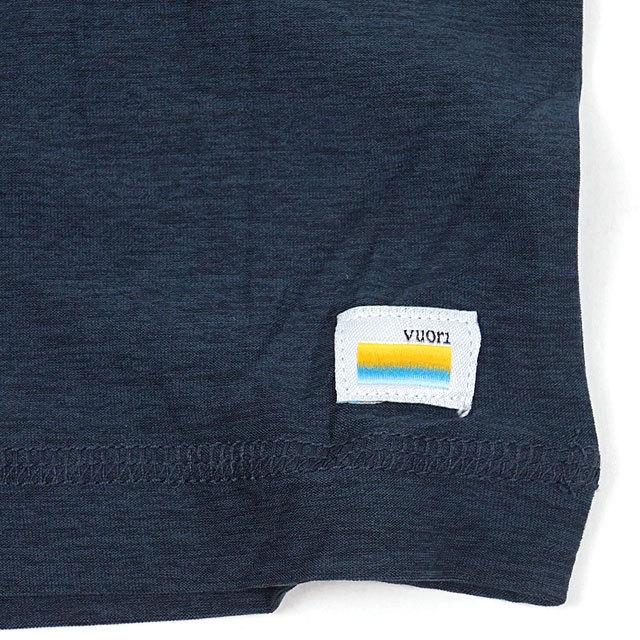ヴオリ Vuori ヴォーリ メンズ ストラト テックTシャツ STRATO TECH TEE V126 5036006 SS21 トップス 半袖 速乾 防臭ワークアウト NAVY HEATHER ネイビー系 | ブランド登録なし | 03