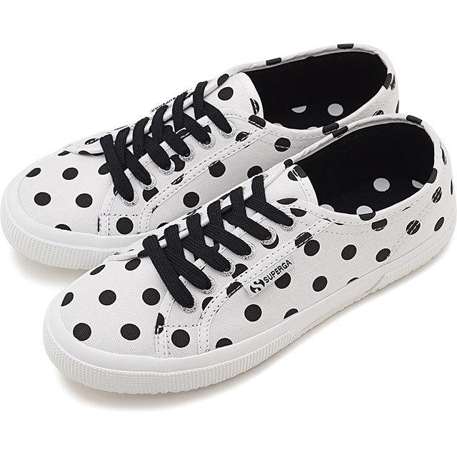 スペルガ Superga スニーカー ドット柄 2750 Polkadots 1sw Ss21 レディース ローカットシューズ Wht Dots Blk ホワイト系 ミスチーフ Paypayモール店 通販 Paypayモール