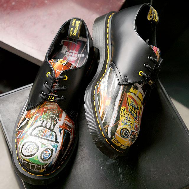 ドクターマーチン Dr.Martens バスキア 3ホールシューズ 1461 BASQUIAT 26320001 FW20 メンズ・レディース BLACK ブラック系｜mischief｜02