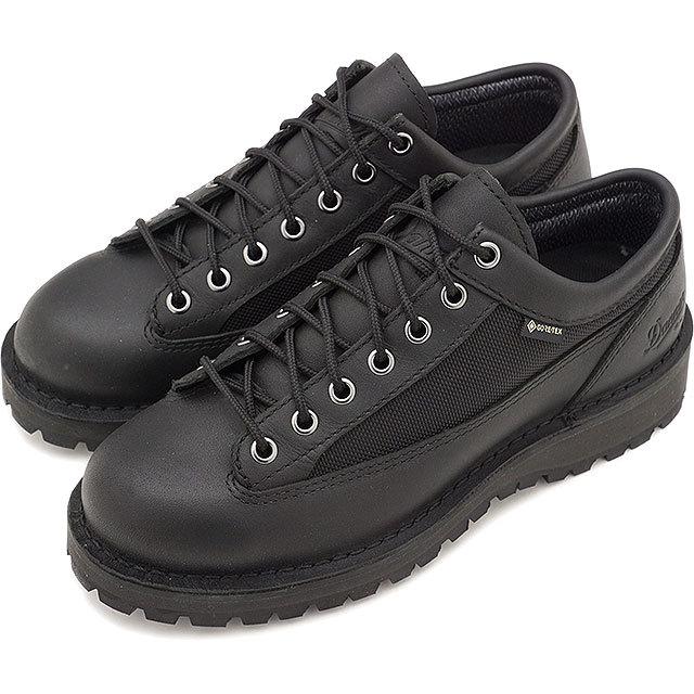 ダナー Danner ローカットブーツ ダナーフィールド ロウ WS DANNER FIELD LOW D121018 SS21 ゴアテックス ビブラムソール BLACK BLACK ブラック系｜mischief