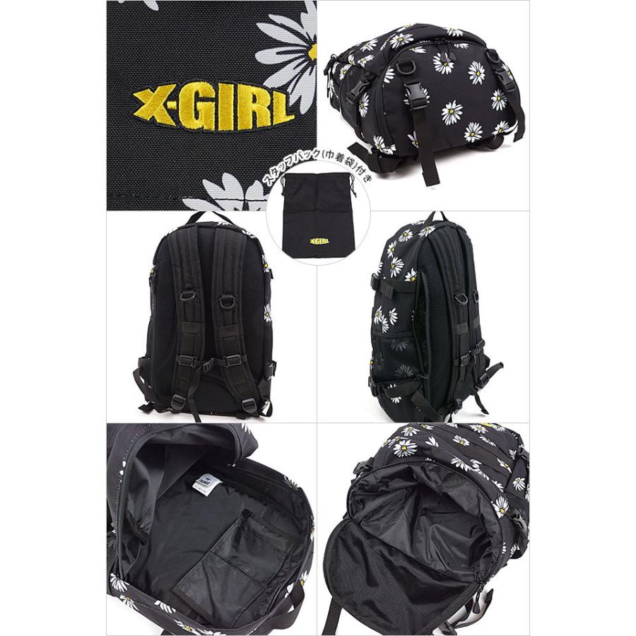 X-girl エックスガール リュック ミルズロゴ アドベンチャー X-girl エックスガール リュック ミルズロゴ アドベンチャー