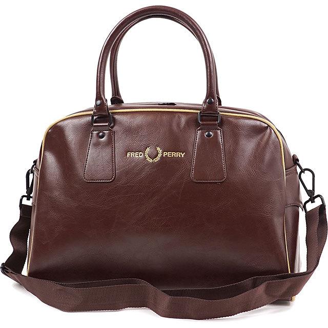 FRED PERRY ボストンバッグ REFINED PU GRIP BAG FRED PERRY（フレッドペリー）の「Refined Webbbing Grip Bag