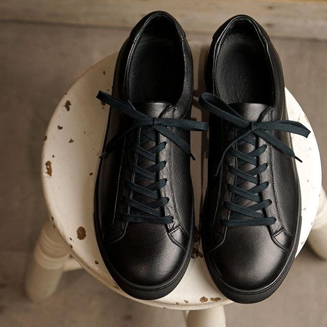 ヨーク Yoak スニーカー スタンレー Stanley Ca Ss21 メンズ ビジネススニーカー 高級レザー ドレス カジュアル Charcoal ブラック系 ミスチーフ Paypayモール店 通販 Paypayモール