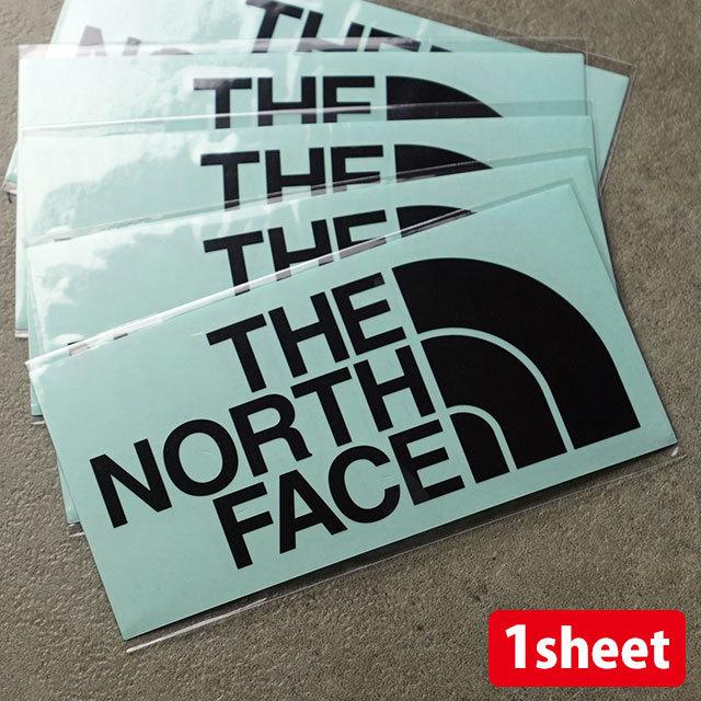 ザ・ノースフェイス THE NORTH FACE TNF カッティングステッカー TNF Cutting Sticker NN32013-K SS21 キャンプ アウトドア 撥水 シール スノーボード ブラック｜mischief｜02