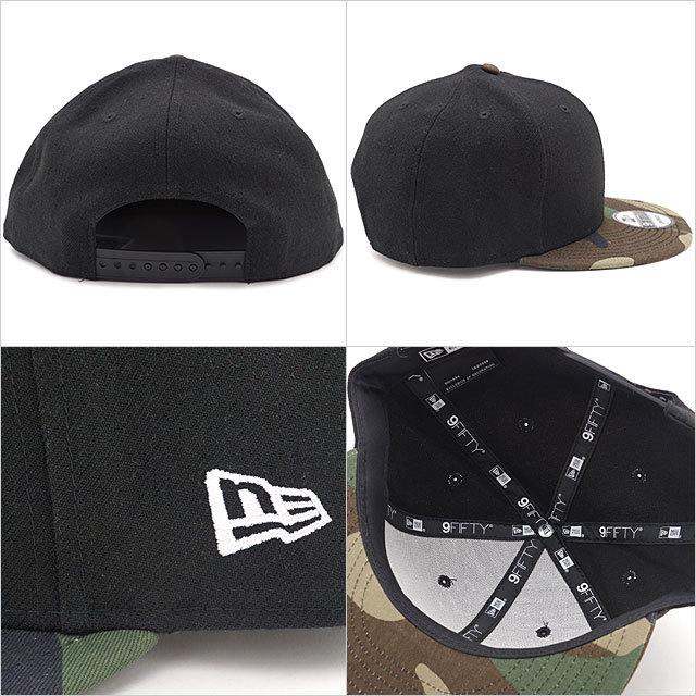ニューエラ NEW ERA キャップ 9FIFTY ベーシック 13562109 定番 フリーサイズ ポリエステル コットン 帽子 BLK ウッドランドカモ ブラック系 正規取扱店 | NEW ERA | 02