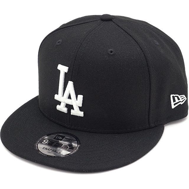 ニューエラ NEW ERA キャップ 9FIFTY LAD ロサンゼルス・ドジャース 13562103 定番 フリーサイズ ポリエステル コットン 帽子 BLK SWHT ブラック系 正規取扱店 | NEW ERA