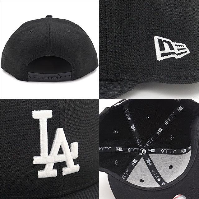 ニューエラ NEW ERA キャップ 9FIFTY LAD ロサンゼルス・ドジャース 13562103 定番 フリーサイズ ポリエステル コットン 帽子 BLK SWHT ブラック系 正規取扱店 | NEW ERA | 02