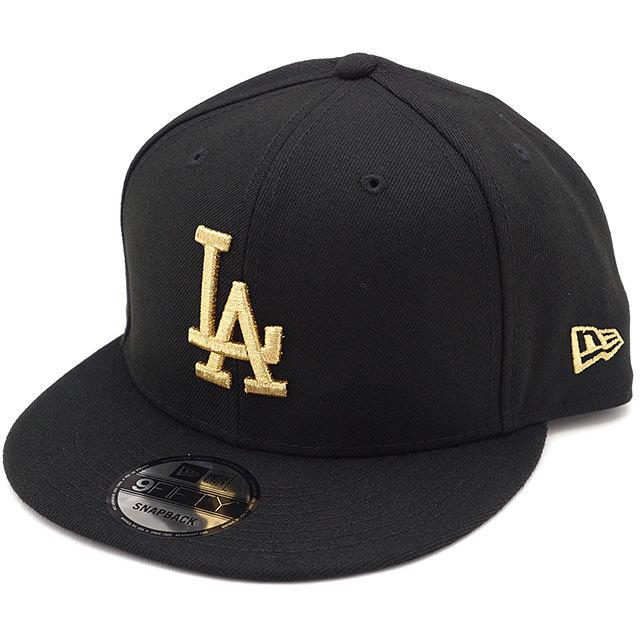 ニューエラ NEW ERA キャップ 9FIFTY LAD ロサンゼルス・ドジャース 13562104 定番 フリーサイズ ポリエステル コットン 帽子 BLK GLD ブラック系 正規取扱店 | NEW ERA