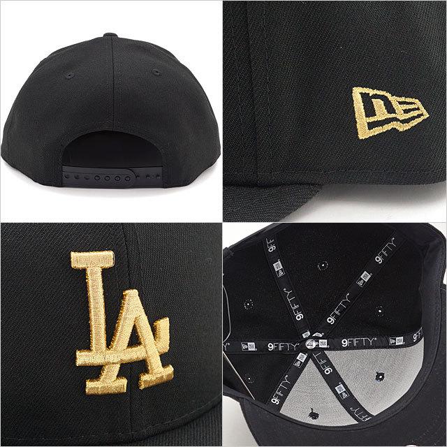 ニューエラ NEW ERA キャップ 9FIFTY LAD ロサンゼルス・ドジャース 13562104 定番 フリーサイズ ポリエステル コットン 帽子 BLK GLD ブラック系 正規取扱店 | NEW ERA | 02
