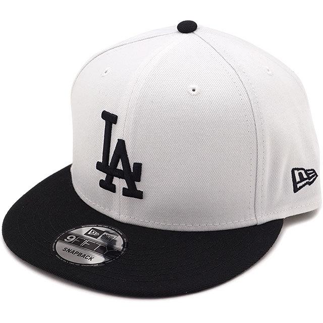 ニューエラ NEW ERA キャップ 9FIFTY LAD ロサンゼルス・ドジャース 13562102 定番 フリーサイズ ポリエステル コットン 帽子 WHT BLK ホワイト系 正規取扱店 | NEW ERA