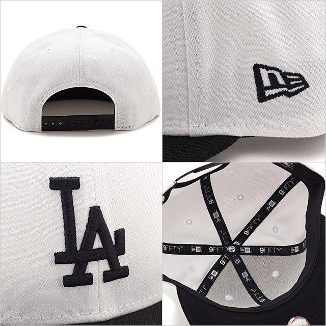 ニューエラ NEW ERA キャップ 9FIFTY LAD ロサンゼルス・ドジャース 13562102 定番 フリーサイズ ポリエステル コットン 帽子 WHT BLK ホワイト系 正規取扱店 | NEW ERA | 02