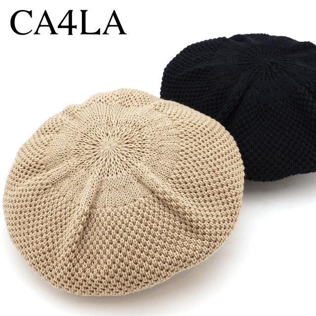 CA4LA（カシラ） ニットベレー帽 WASHED NUBBY KNIT BERET AC 2