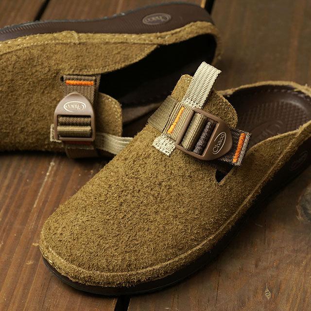 チャコ Chaco サンダル パオニア クロッグ W PAONIA CLOG JCH108936 FW21 レディース 防水スエード TEAK ブラウン系｜mischief｜02