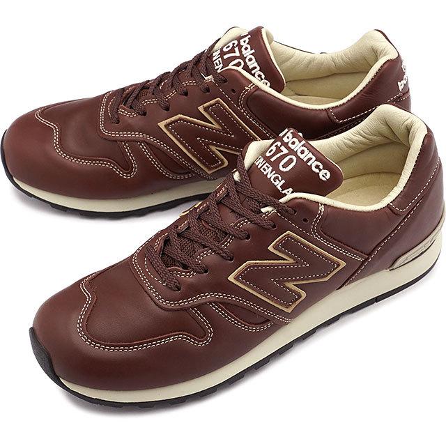 ニューバランス NEWBALANCE スニーカー M670 Made in UK M670BRN FW21 メンズ・レディース 英国製 レザー BROWN ブラウン系｜mischief