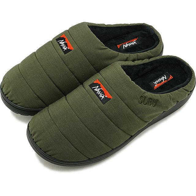 コラボ スブ × ナンガ SUBU × NANGA ウィンターサンダル タキビ WINTER SANDAL TAKIBI N1stKH03 FW21 キャンプ 冬用 サボ クロッグ 難燃素材 KHAKI｜mischief