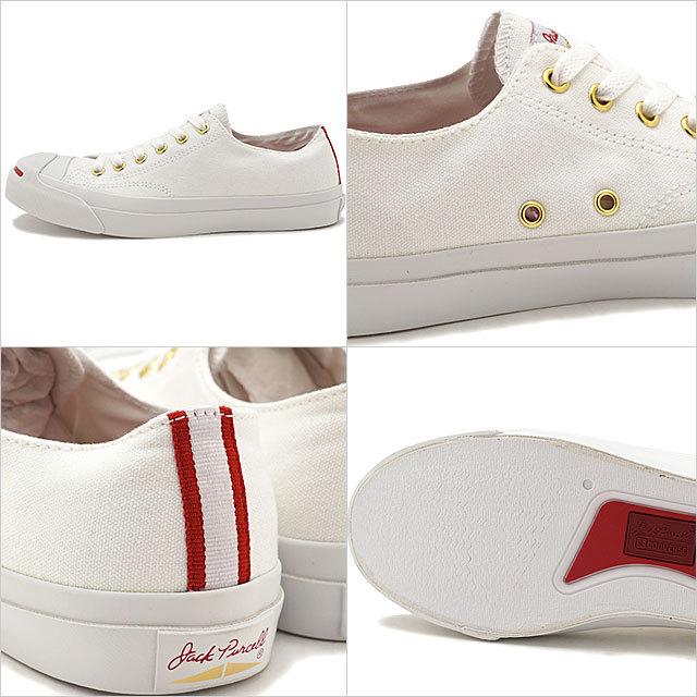 コンバース CONVERSE スニーカー ジャックパーセル GP RH JACK PURCELL GP RH 33300281  レディース WHITE RED ホワイト系｜mischief｜03