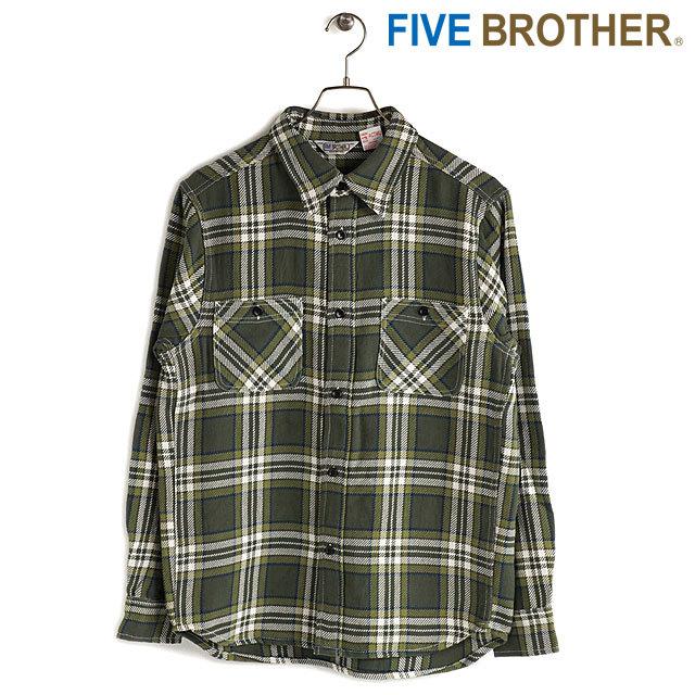 FIVEBROTHER（ファイブブラザー） メンズ ヘビーフランネル ワーク