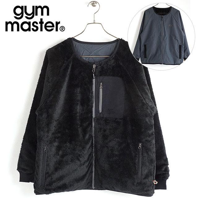 gym master ジムマスター メンズ リバーシブルボア×タスロンノーカラー