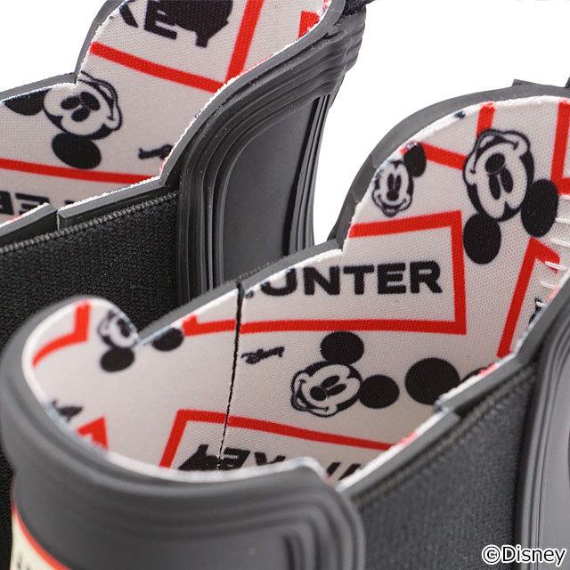 ハンター　HUNTER レインブーツ　長靴　ミッキー　ディズニー　コラボ ハンターから「ディズニー」ミッキーマウスのグラフィック入り