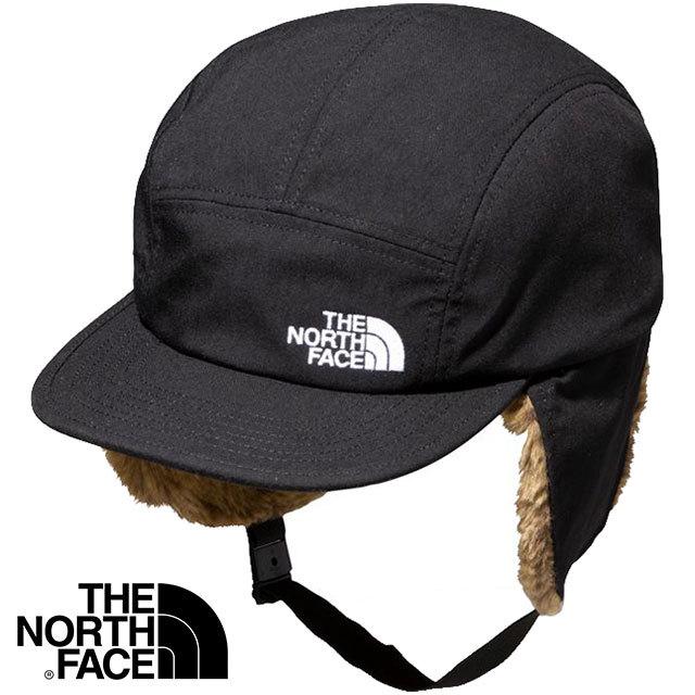 ザ・ノースフェイス THE NORTH FACE バッドランドキャップ Badland Cap NN41710-KK FW21 TNF 帽子 防水 防寒 UVカット ボア耳あて付き ブラック2 黒｜mischief