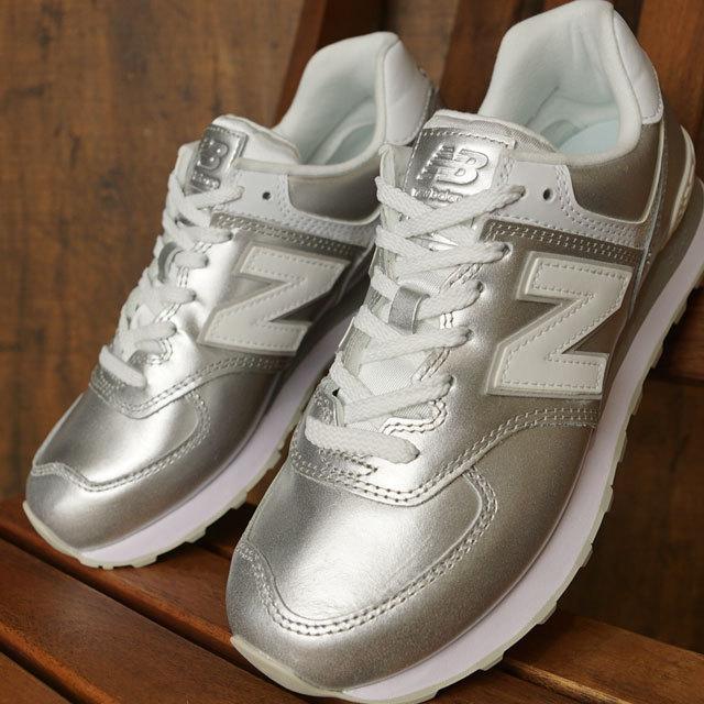NEW BALANCE WL574LA2 width B SILVER ニューバランス ウィメンズ 574 レディース スニーカー W574 メタリック シルバー llic New Balance（ニューバランス） スニーカー WL574 WL574LA2 SS22
