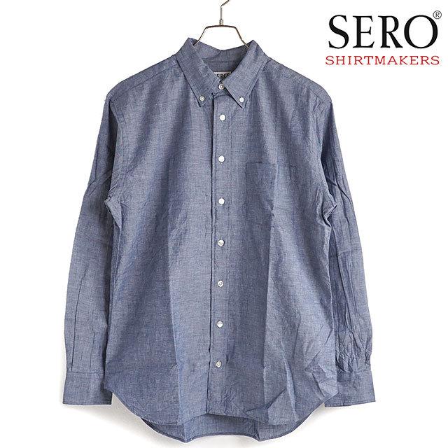 SERO セロ ボタンダウンシャツ シャンブレー メンズ SR242CH11061 B.D. 