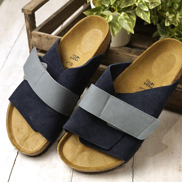 ビルケンシュトック Birkenstock キョート ベロア デザート スエード メンズ サンダル レギュラー幅 Ss22 Kyoto Vl Desert Suede Midnight ネイビー系 ミスチーフ Paypayモール店 通販 Paypayモール