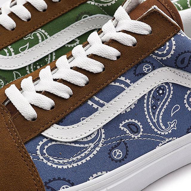 バンズ VANS オールドスクール ピースペイズリー スニーカー VN0A5JMIAV0 SS22 OLD SKOOL PEACE PAISLEY メンズ ヴァンズ UNITY TRUE WHITE マルチカラー | VANS | 03